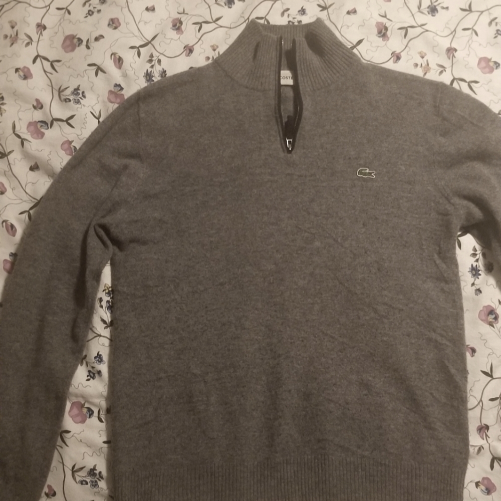 Lacoste 100% wool sweater.